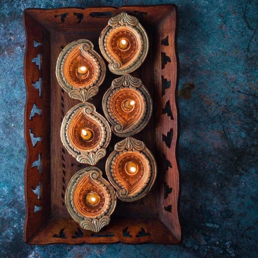 Beautiful elegant Diwali Diya