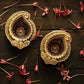 Terracotta Mango tealight holder (Diwali Diya) set in metallic colour. Set of 4, Earthen lamps, Diya.