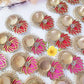 Setof 10 pcs Decorative t-light holder (diya) in beautiful lotus design. decoration, diya