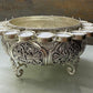 Silver plated handcrafted decorative Urli with detatchable tlight holder. Diwali gift, Wedding gift, home decor