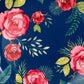 Bone China Charismatic Blue Rose Home Decor Wall Plate 10 Inch