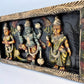Wood carved Lord Vishnu Panel, Diwali Home Decorative Panel, Vishnu Panel, decorative wall panels, wood carvings, south Indian wood carving