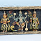Wood carved Lord Vishnu Panel, Diwali Home Decorative Panel, Vishnu Panel, decorative wall panels, wood carvings, south Indian wood carving