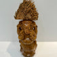 Beautiful Bamboo root carved Lord Ganesha on  shell, Diwali Home Decorative item, wood carvings, south Indian wood carving
