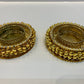 Set of 6, Decorative t-light holder (diya) with beautiful ghungroo. decoration, diya