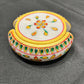Set of Six beautiful marble coasters with Rajasthani meena artwork