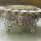 Silver plated handcrafted decorative Urli with detatchable tlight holder. Diwali gift, Wedding gift, home decor