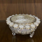 Silver plated handcrafted decorative Urli with detatchable tlight holder. Diwali gift, Wedding gift, home decor