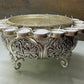 Silver plated handcrafted decorative Urli with detatchable tlight holder. Diwali gift, Wedding gift, home decor