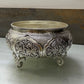 Silver plated handcrafted decorative Urli with detatchable tlight holder. Diwali gift, Wedding gift, home decor