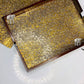 Handcrafted Elegant Brass placemats with wooden tray