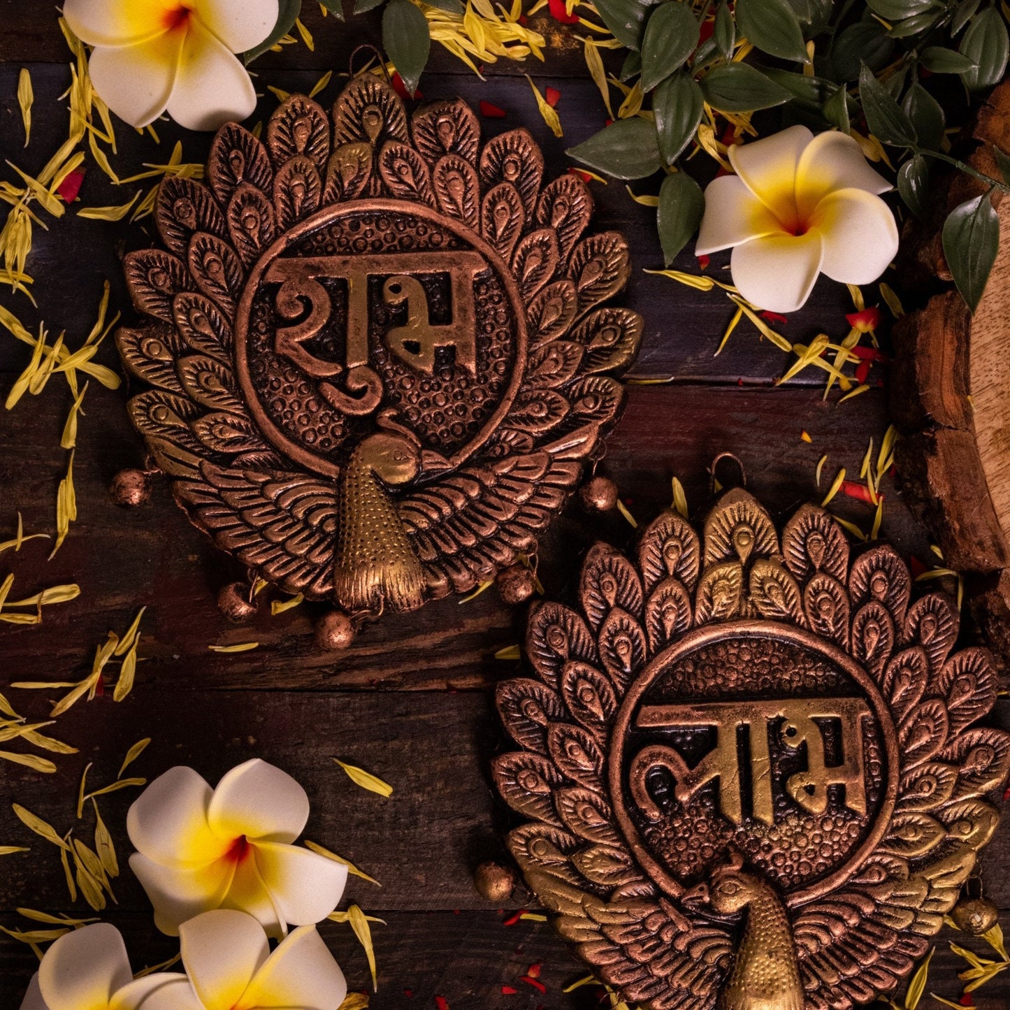 Terracota Shubh Labh wall hanging. Diwali/ wedding decoration