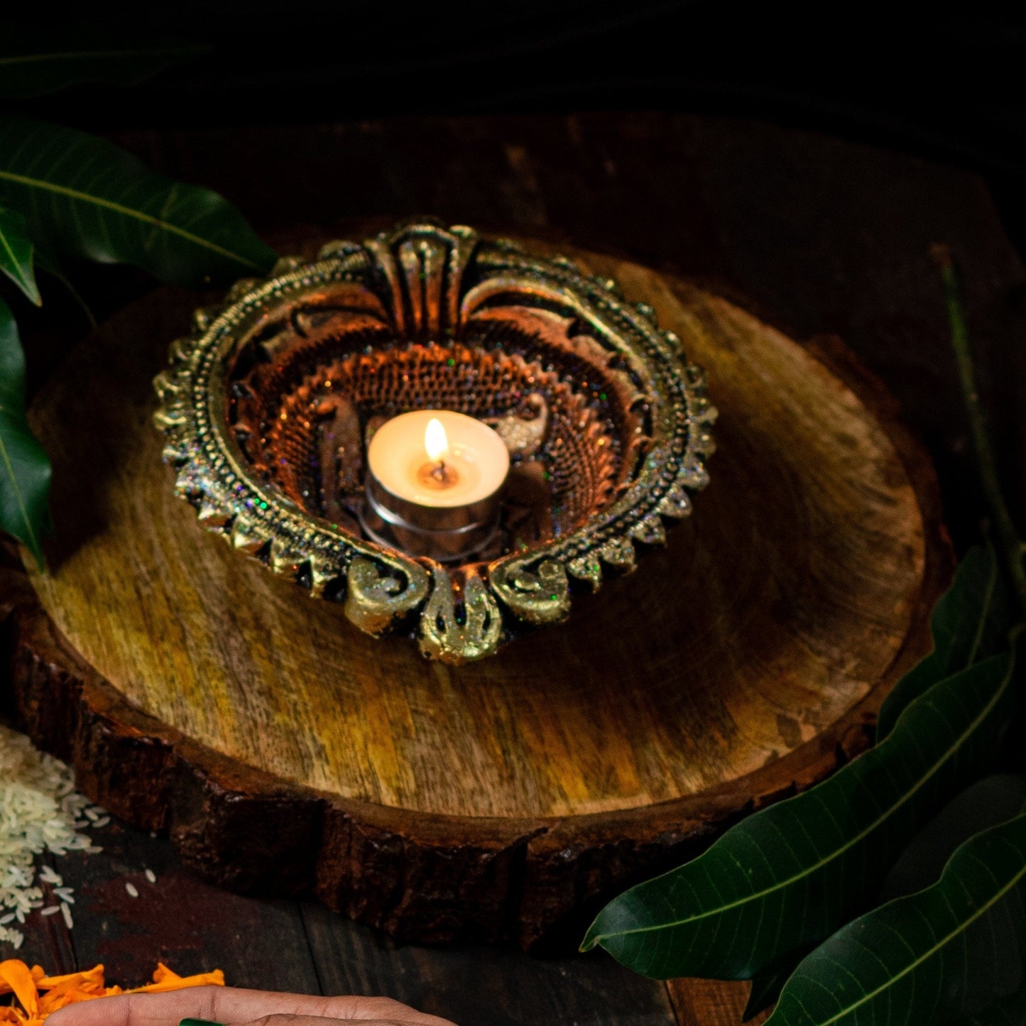 Terracotta Swastik large diwali diya. Set of 2. Diwali decor/ Ganesh chaturthi/ home decor/ Festivals