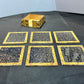 Wooden mosaic coasters