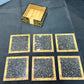 Wooden mosaic coasters